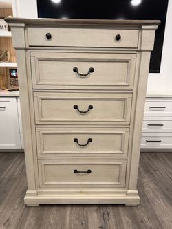 5-Drawer Chest Farmhouse Antique Dresser