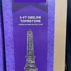 Brand New 5-Foot Indoor/Outdoor Obelisk Tombstone