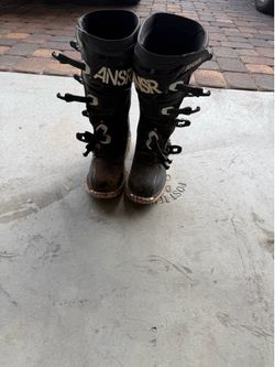 ANSR Motocross Boots – Men's Size 8