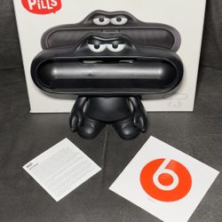 Beats by Dr. Dre Pill Blue Dude Character Speaker Stand Holder ONLY with Box