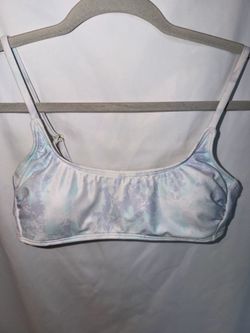 Women’s Bikini, Swimsuit Top, Tie Dye Print, Size Small