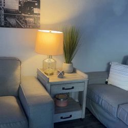 Beautiful glass lamp