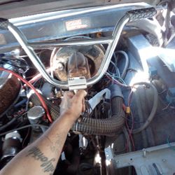 Dyno Handlebars And Redline Crank for 