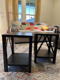 Solid Wood End Tables