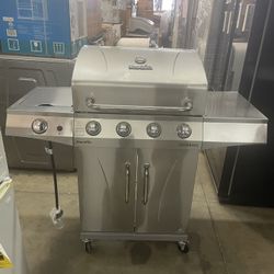 Bbq Grill Gas Propane Charbroil With Side Burner