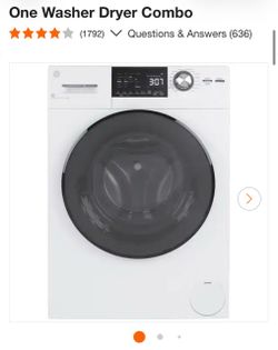 GE Compact White 120 Volt Washer Dryer