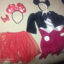 Minnie One Size Fitsost N Millie 4/5 Both 5$ 