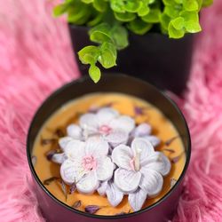 Handcrafted scented candles.