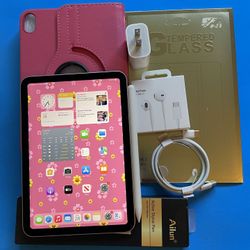 Apple iPad Mini 6th Generation (2021 model / Pink) 64GB with Pink Case, Pen & Accessories 