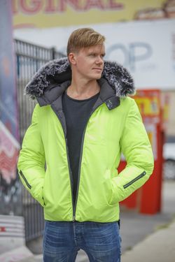 SYNO Double side thick special design D17 Winter coat green Parka