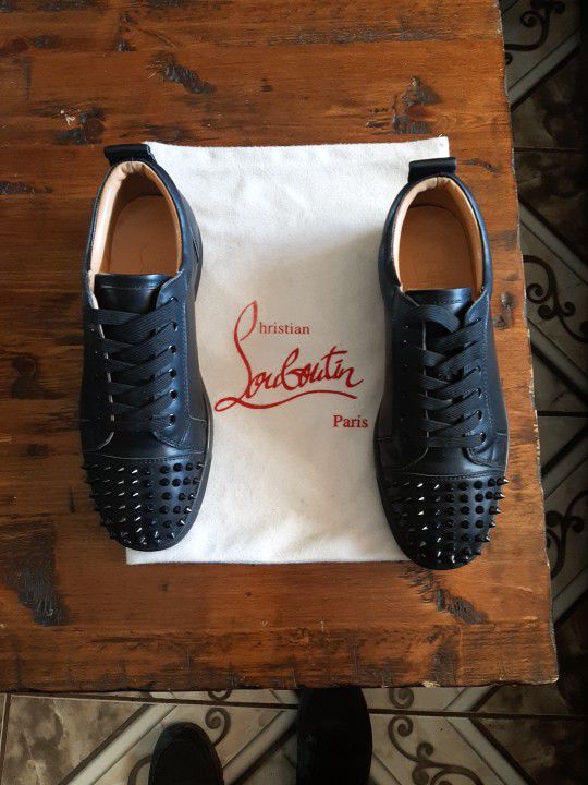 Christian Louboutin - Louis Junior Spikes Orlato Flat Calf Loubi Odissey -  Size 44 for Sale in New York, NY - OfferUp