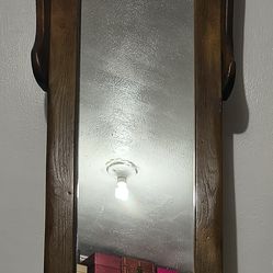 MID CENTURY SOLID WOOD FRAME - WALL MIRROR BY BUTLER FURNITURE 42"×15"