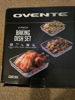 3-Piece Ceramic Baking Dish Set