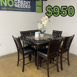 7 PCs Dining Table Set Brand New