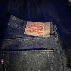 Levi charcoal 501 jeans