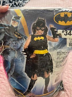 Batman girl costume size 12/14