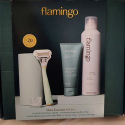 Flamingo Shave Essentials Gift Set - New