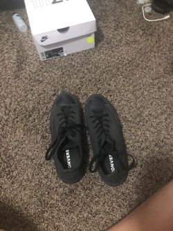 All black converse