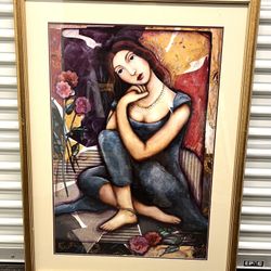 Artwork titled "Benediction" by American artist Susan Krieg. 