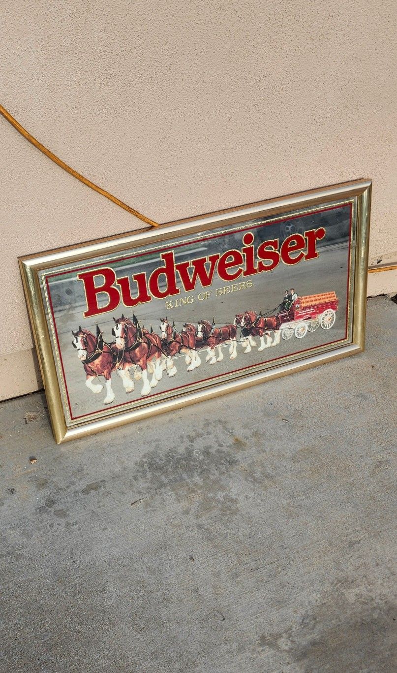 Budwieser Clydesdale Mirror