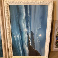 Jorge Prieto Large Beach Painting