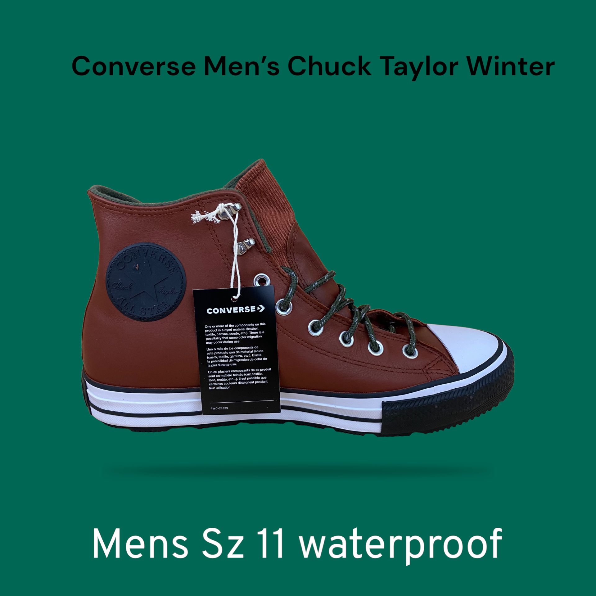 Converse Men's Sz 11 Waterproof Shoes Brown for Sale in San Diego, CA -  OfferUp