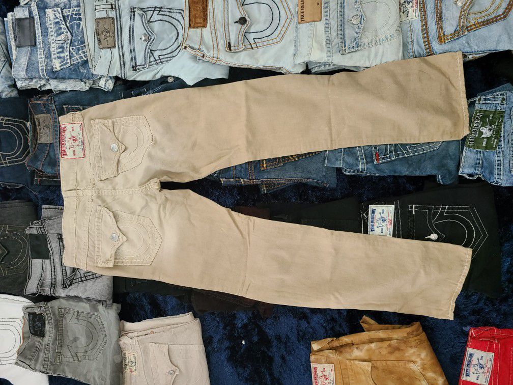 Tan True Religion size 38 *** collection for sale***