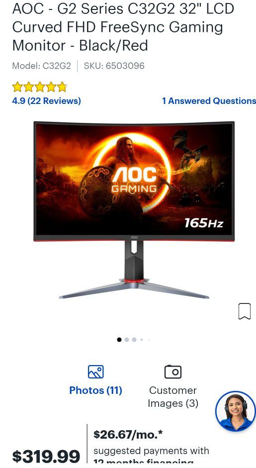 Aoc Gaming Monitor