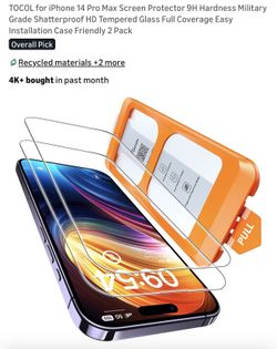 Tocol iPhone 14 Pro Max Screen Protector