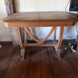 Vintage Solid Oak Table