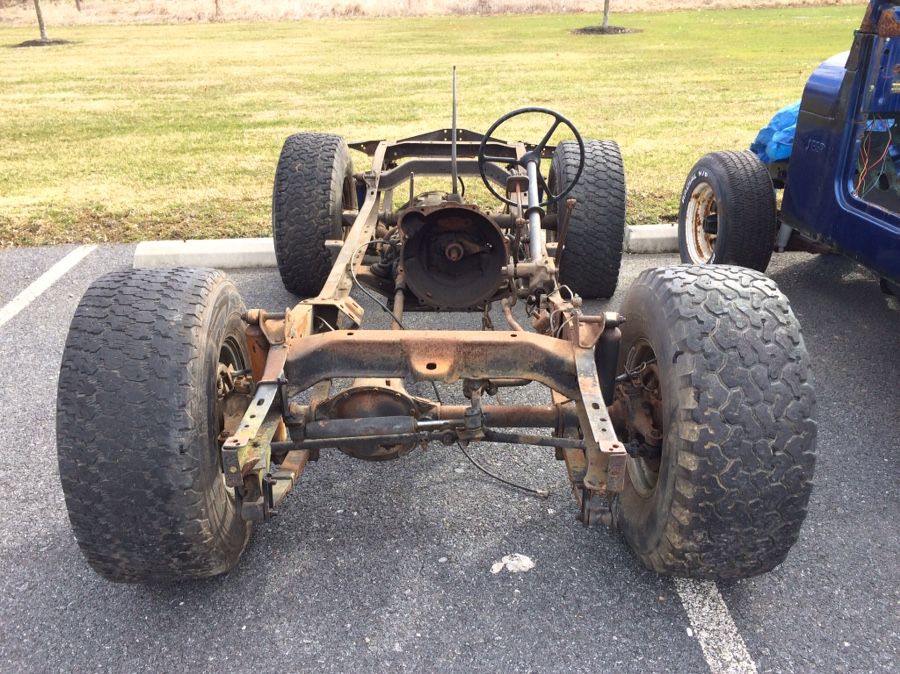 1970 Jeep cj5 rolling chassis 3speed t90 transmission