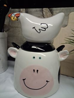 Vintage Lotus Chicken Cookie Jar 10.5"X9"