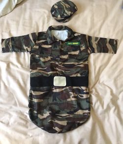 Baby boy army Halloween costume