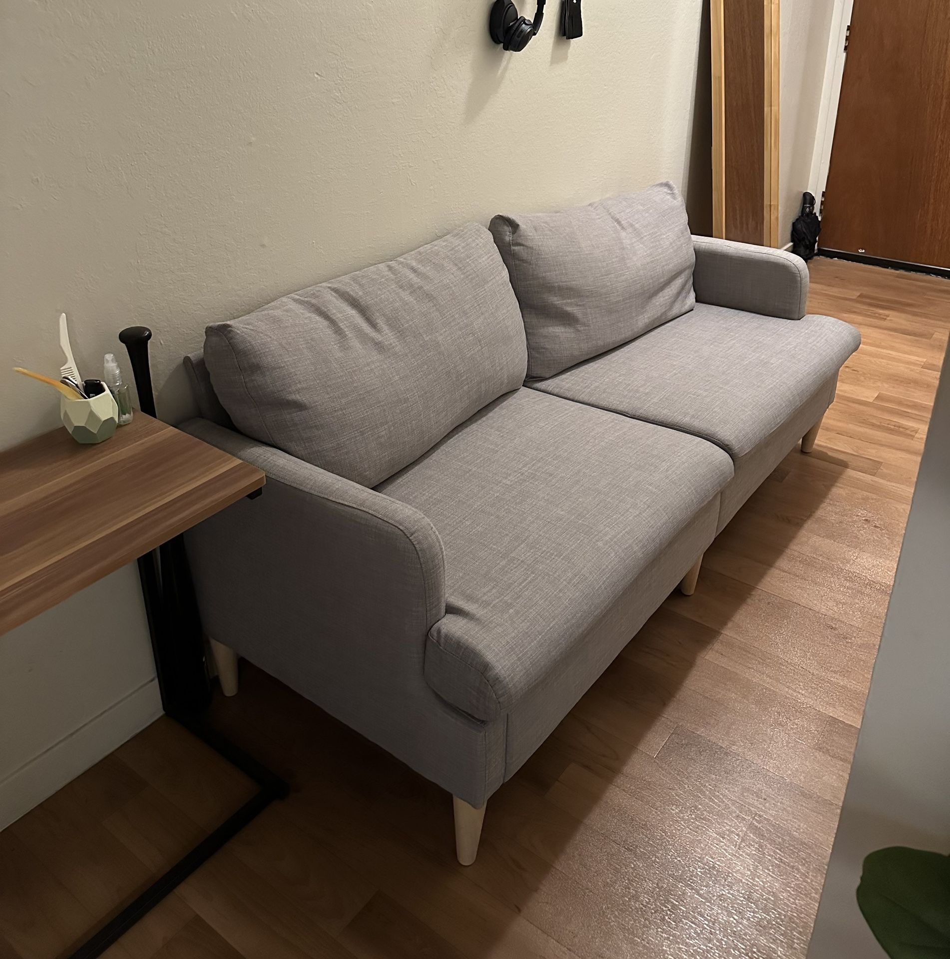 Light Gray 69.5” Wayfair Upholstered Sofa