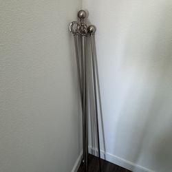 Curtain Metal Rods w/ Finials