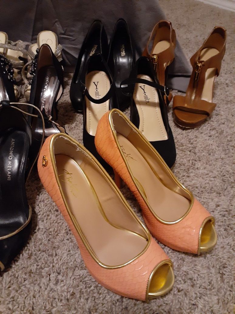 Variety of heels