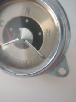 Chris Craft Wood Boat Temperature Gauge