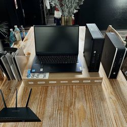 Windows i5 PC's Router & Laptop Deal Not to Pass Up - Bundle