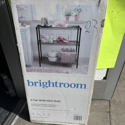 3 Tier Wide Wire Shelf
