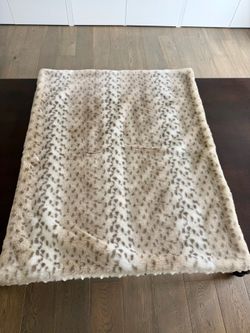 Luxury Soft Small Blanket, Throw, Cat, Dog, Baby Cheetah Minky Lovey Lap