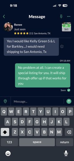 Special Listing For 2 Kelly Green Barkley Jerseys. Small And A Large 