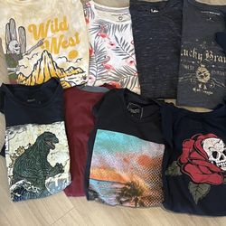 Teen Boys Men’s S/M Clothes Lucky Brand Adidas Nike Hollister