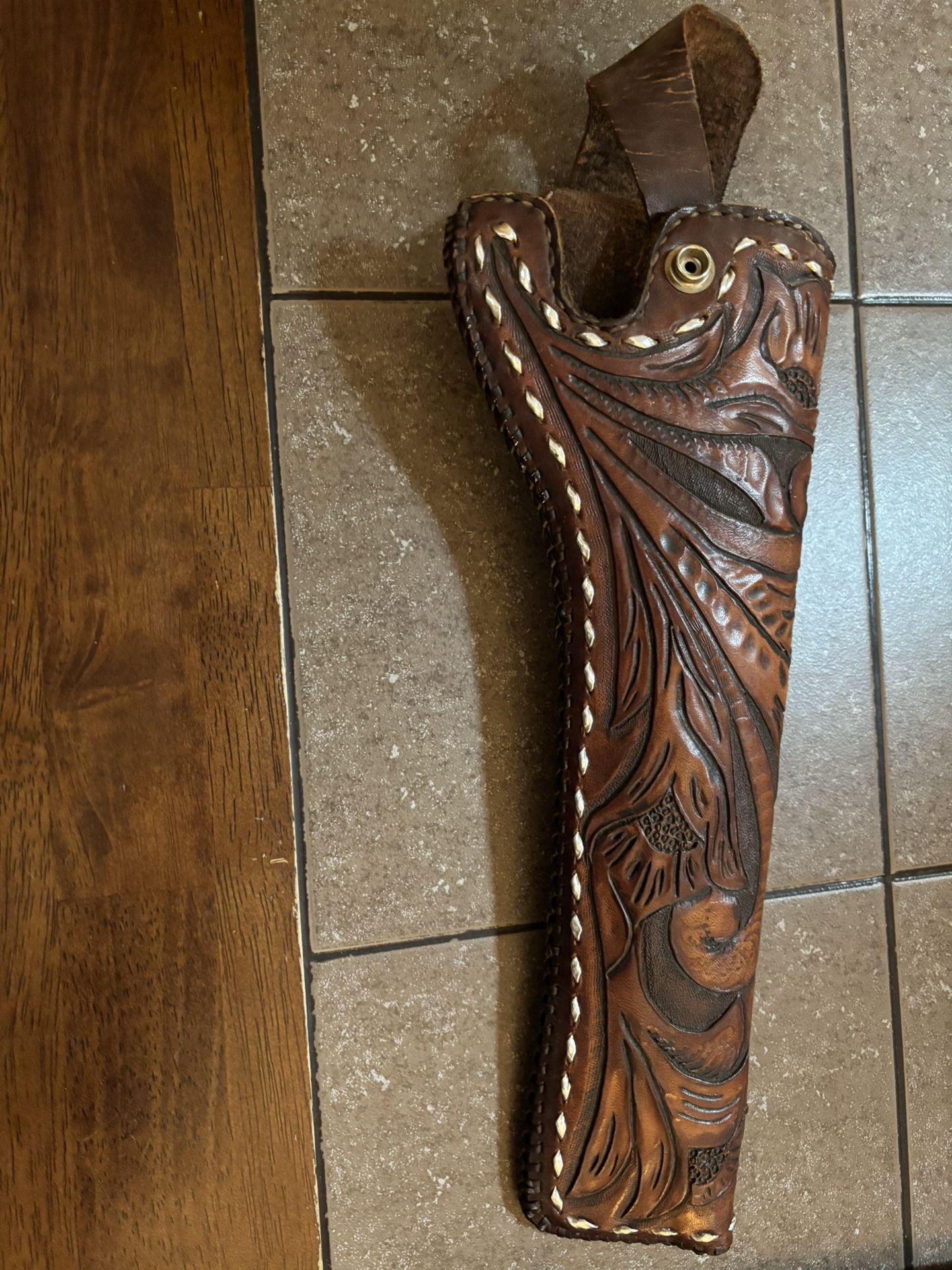 Vintage Leather Pistol Case