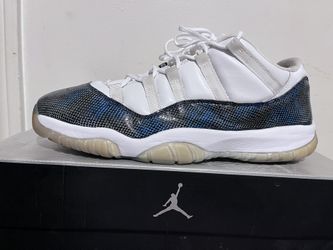 Men’s Original Jordan XI Snakeskin White Size 13 NDS