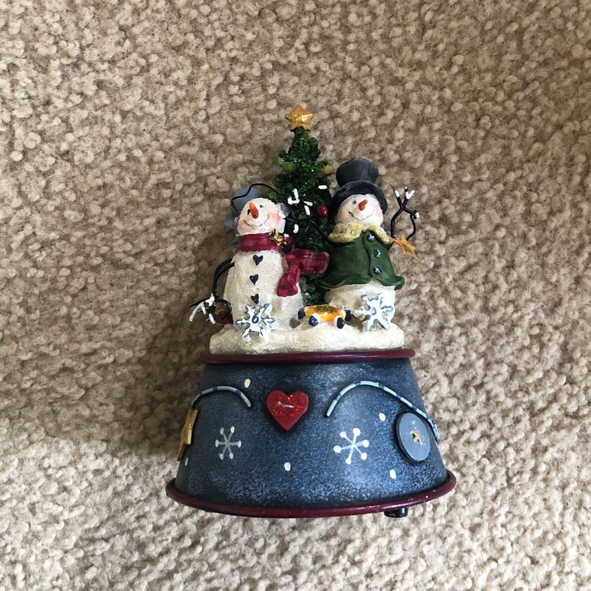 Snowman Music Box