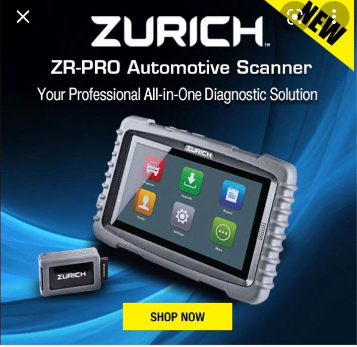 Zurich ZR-PRO Professional Automotive Scanner