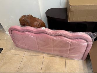 Jocoevol Twin Upholstered LED Full Bed Frame with Storage Drawer Velvet Princess Platform Bed New ope