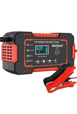 12V 6A Smart Car Battery Charger + Maintainer (NOT A JUMP STARTER)