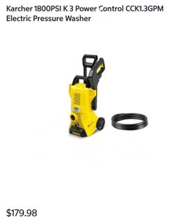 Karcher 1800PSI K 3 Power Control CCK1.3GPM Electric Pressure Washer