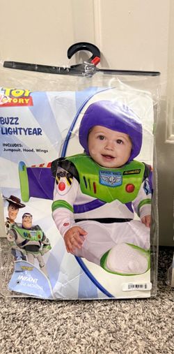 🚀 Buzz Lightyear Infant Halloween Costume – Size 0–6 Months